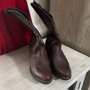 Brown Western Leather Boots